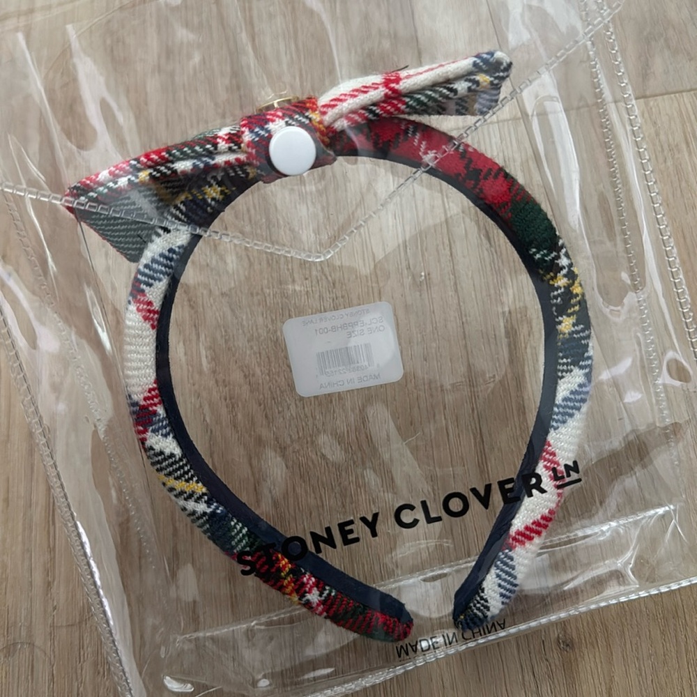 Stoney Clover Prep Rally Plaid Headband
